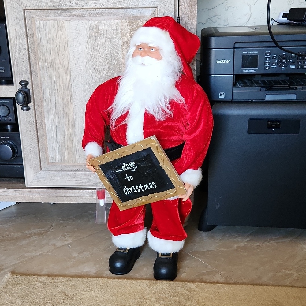 Vintage Santa 24 in tall